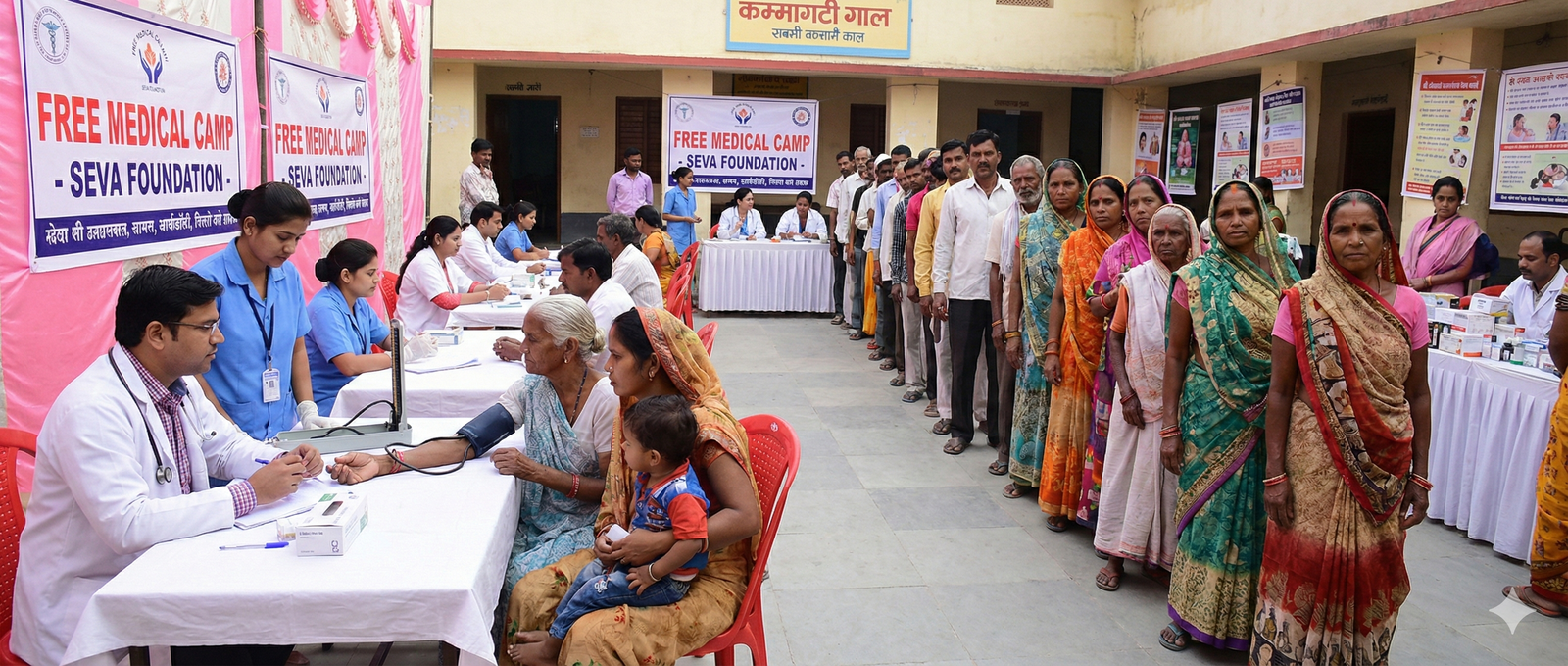 Free medical check-up camps